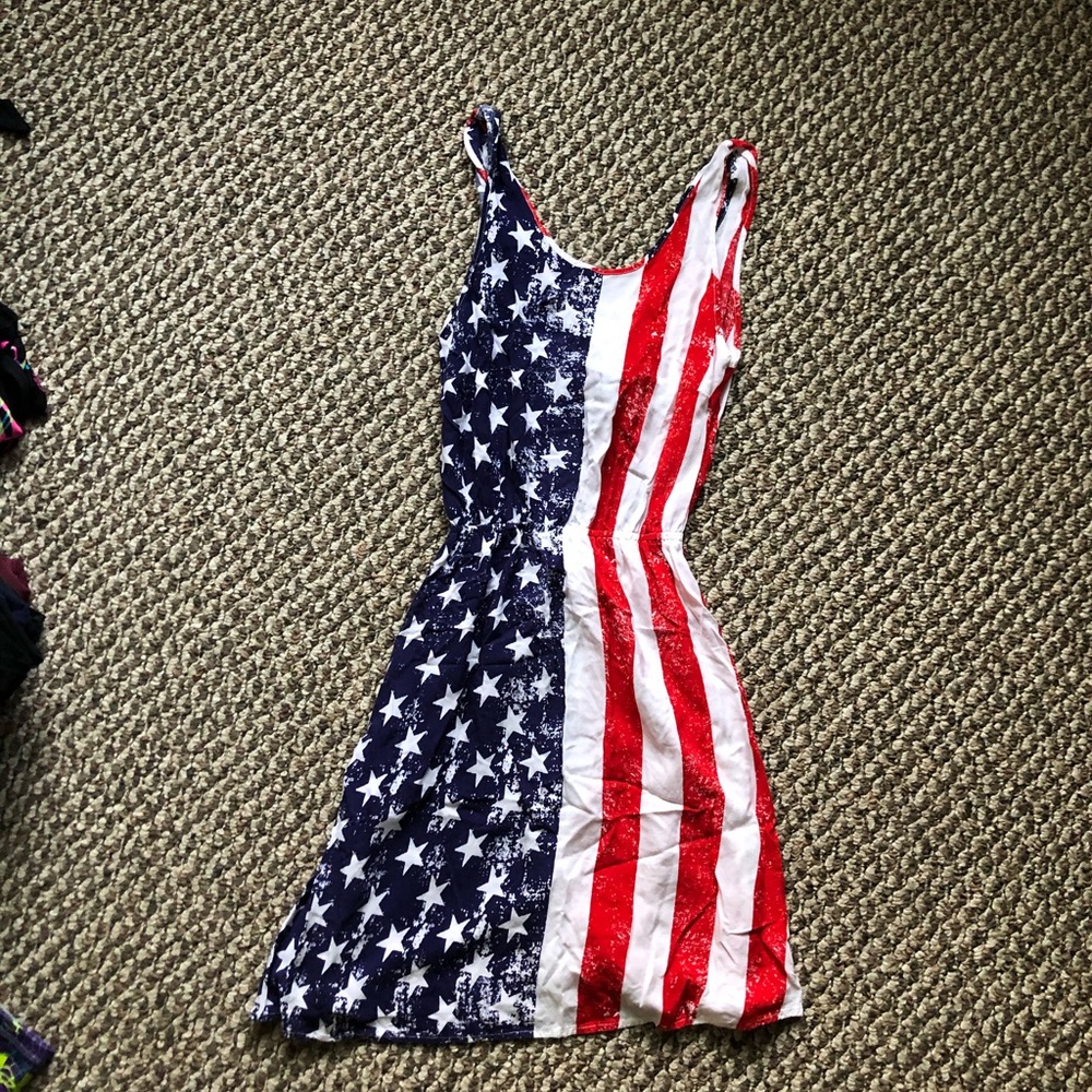 rue21 american flag sundress - size xs (EUC)